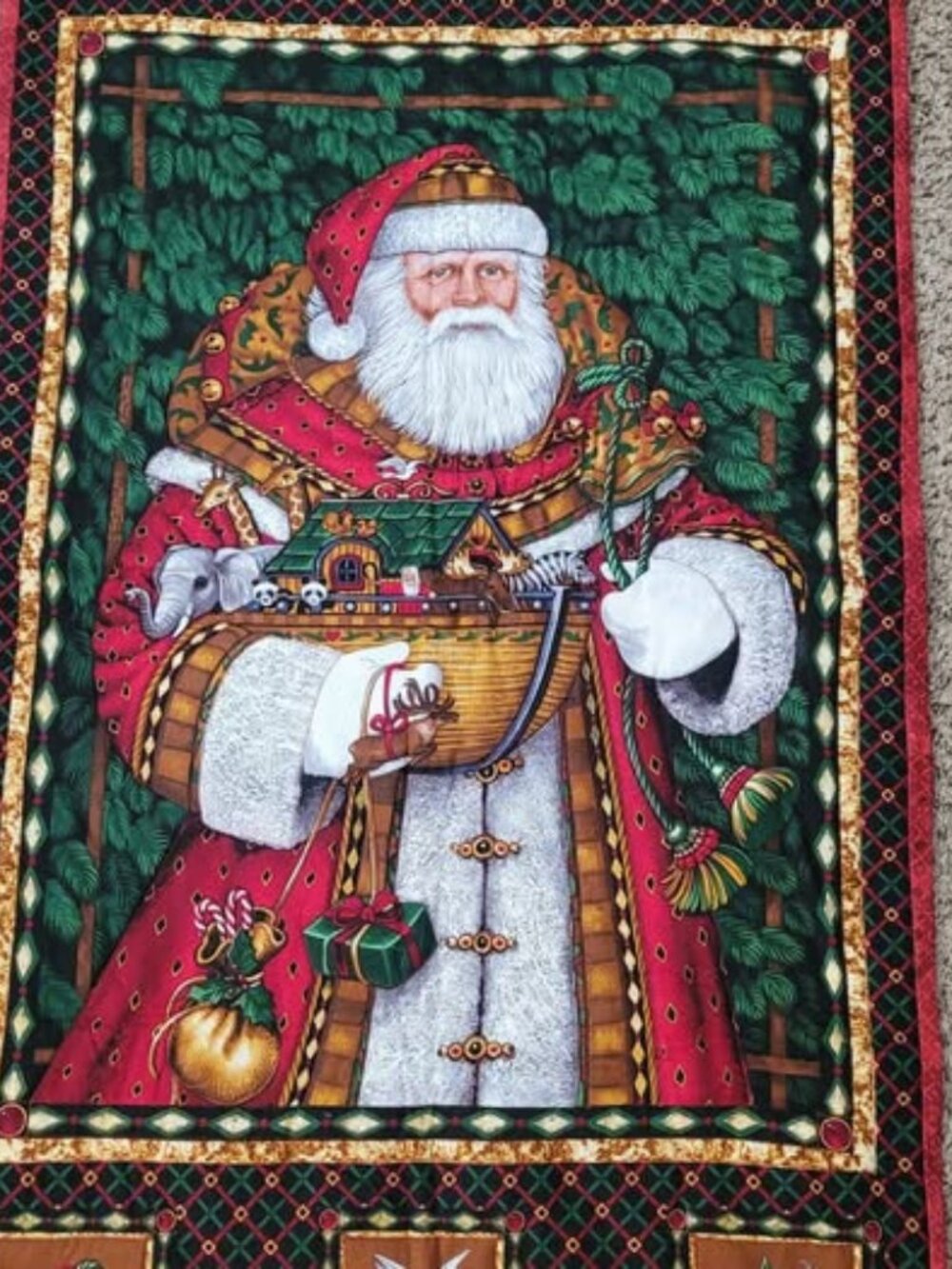 Father Time or Santa Clause Tapestry for Sale